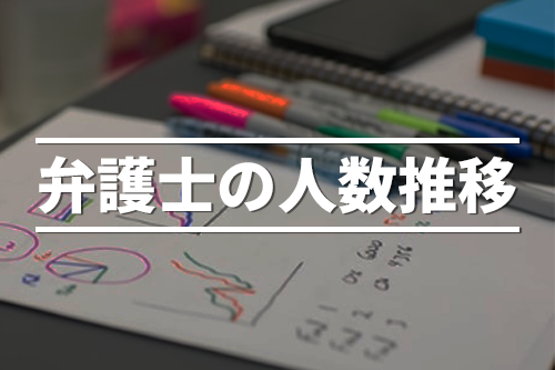 弁護士の人数の推移【男女/都道府県/五大法律事務所別など】